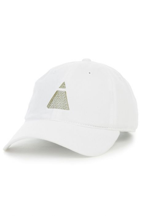 The Pyramid Dad hat in White
