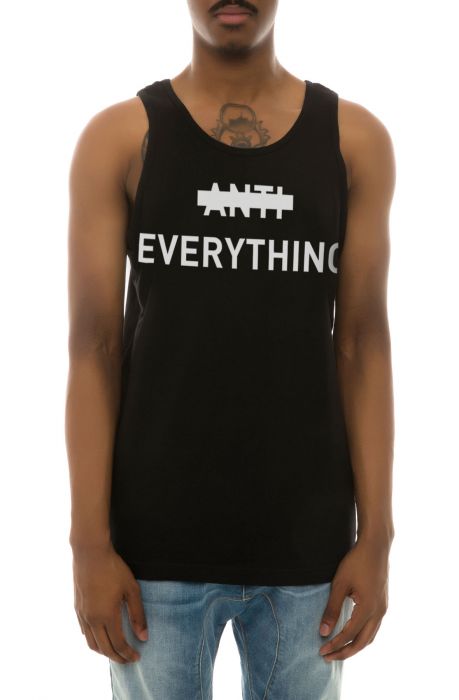 The Anti Everything Tank Top in Black