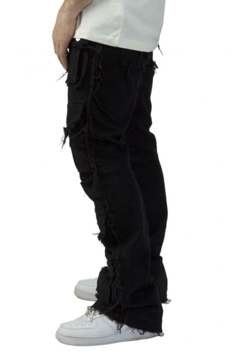 Utility Cargo Stacked Jeans