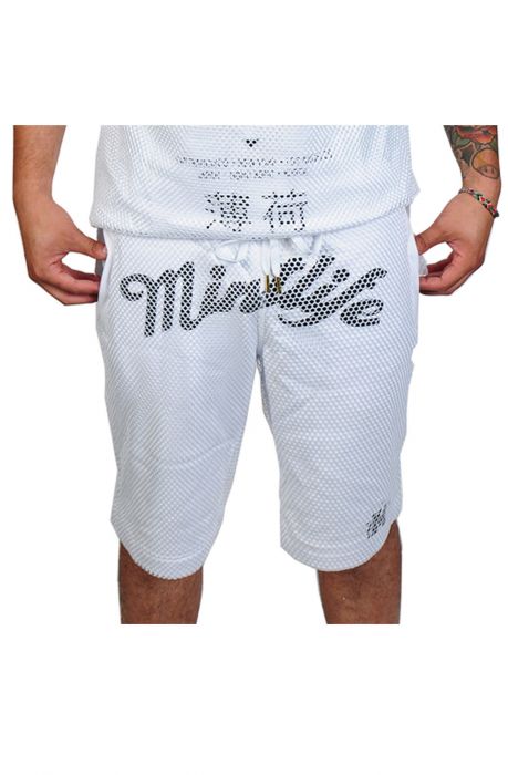 Mintlife Jersey Shorts (White)