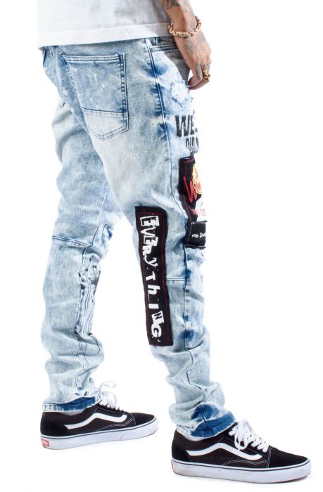 J.S.B. Graffiti Denim Pants-