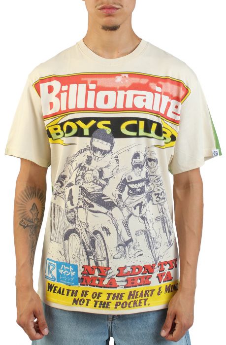 BILLIONAIRE BOYS CLUB Teleport T-Shirt 861-2316-ECRU - Karmaloop