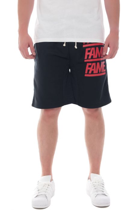 The 3 Peat Shorts in Navy