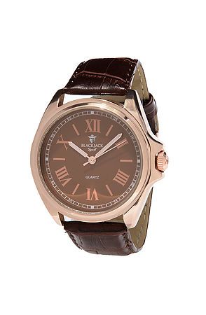 The Designer Watch in Brown and Rose Gold