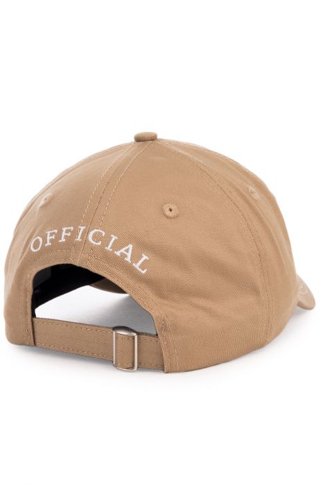 The Miles Classic O Dad hat in Khaki