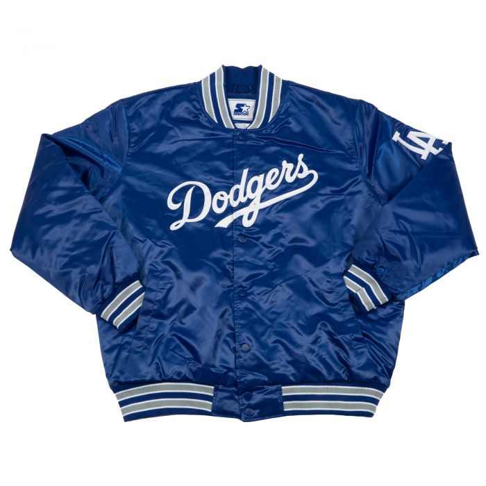 STARTER Los Angeles Dodgers Varsity Satin Jacket LX950155LAD - Karmaloop