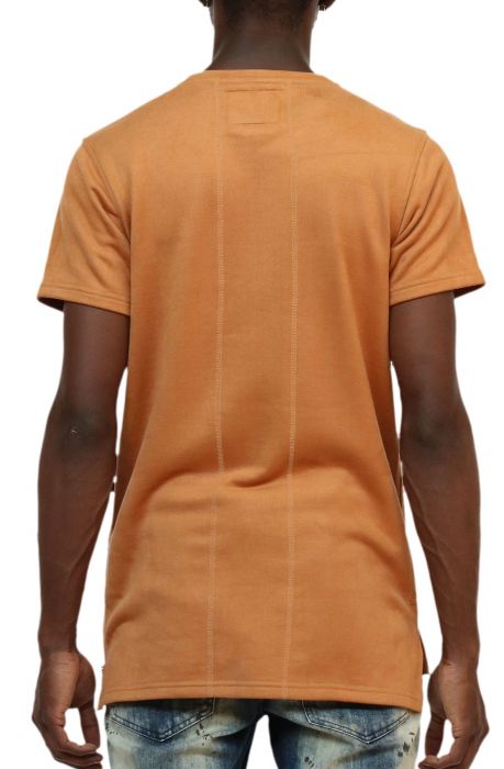 Kleep premium suede outshell feels french terry tee in timber
