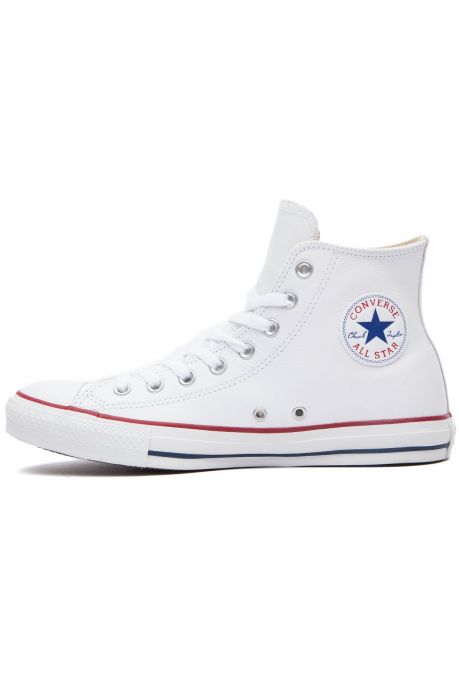 The Chuck Taylor All Star High Top Leather Sneaker in White Multi