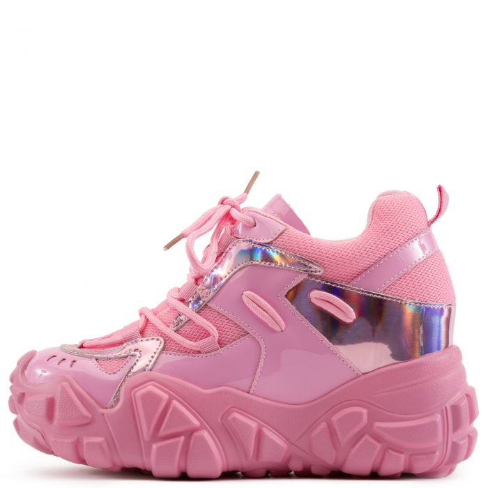 Persimmon-01 Wedge Sneakers