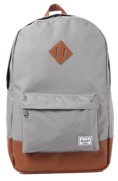 The Heritage Backpack in Grey and Tan