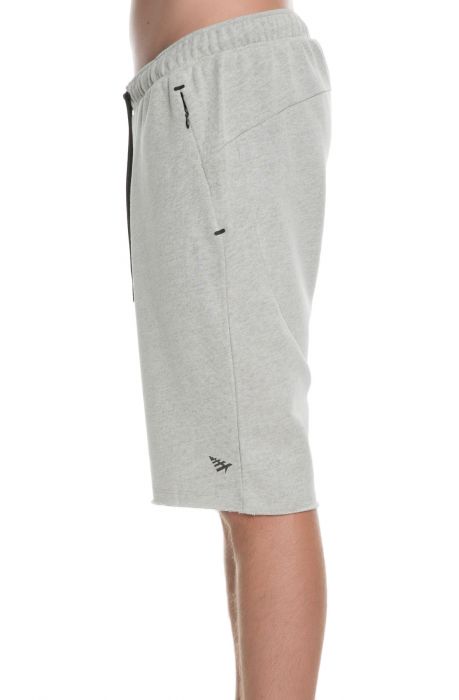 The Jet Set Shorts in Ash Heather Grey