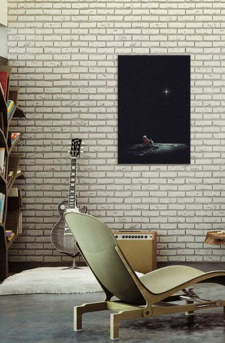 The Space Chill II by Nicebleed Canvas Print 26 x 18