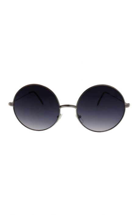 The Enzo Sunglasses in Silver and Smoke