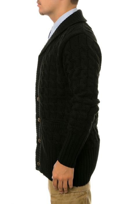 The Shawl Collar Cardigan in Black