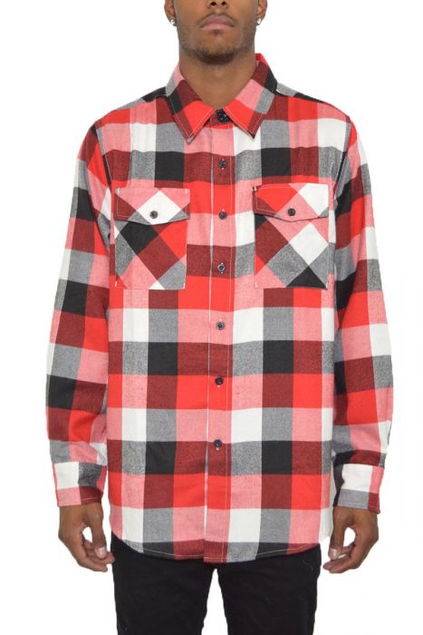 flannel checkered jacket