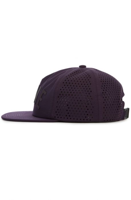 The Arched 2.0 Buckleback Unstructured Cap in Purple