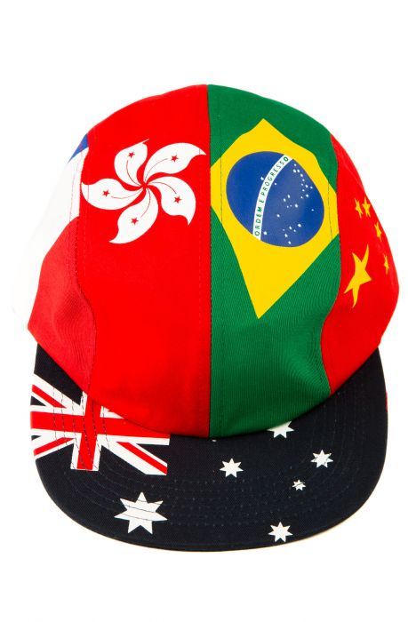 The World Team Navigator Strapback Hat in Multi