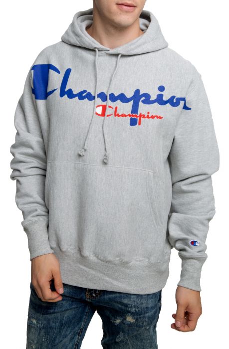 Reverse Weave Pullover Hoodie