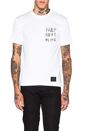 The Prep Coterie Prep Boys 4 Life T Shirt in White