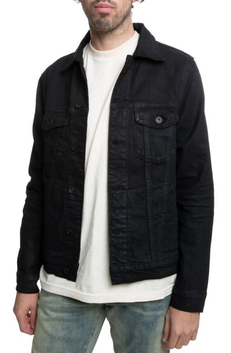 CRYSP Bering Denim Jacket in Black CRYH19-203 - Karmaloop