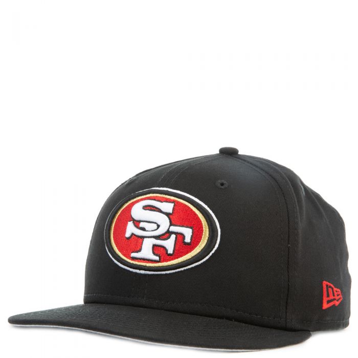 Casquette Snapback San Francisco 49ers – 5 Panneaux, Noir, Adjustable