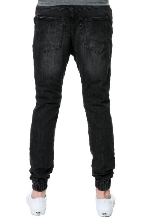 The Slingshot Denimo Joggers in Blowout Black