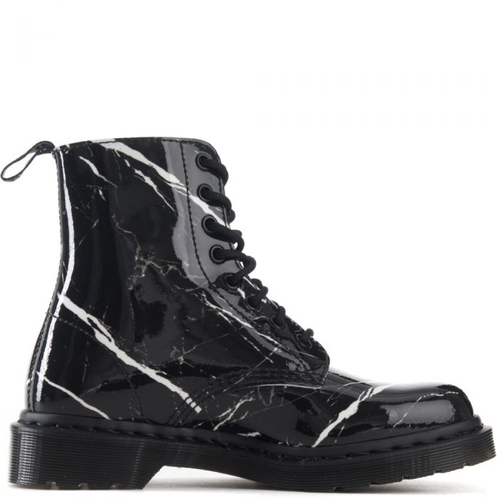 Dr. Martens for Women: Pascal Black Marble Boots