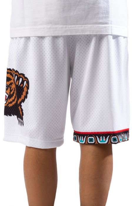 mitchell and ness vancouver grizzlies shorts