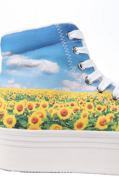 The HOMG Sunflower Platform Sneaker