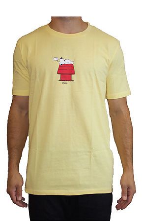 The Question Tee in Pale Yellow