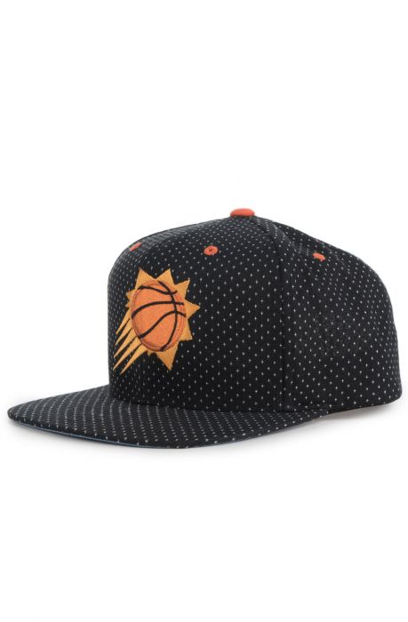 The Phoenix Suns Dotted Snapback in Black
