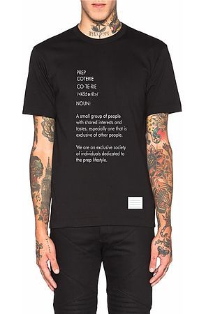 The Prep Coterie Definition A T Shirt in Black