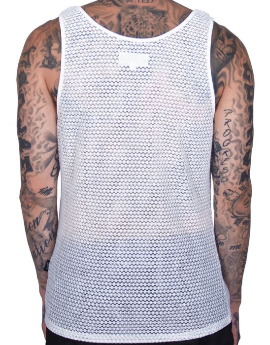 THE HIDEOUT CLOTHING Lavender Mesh Ganzie String Vest HDTCLTHNG-571184 ...