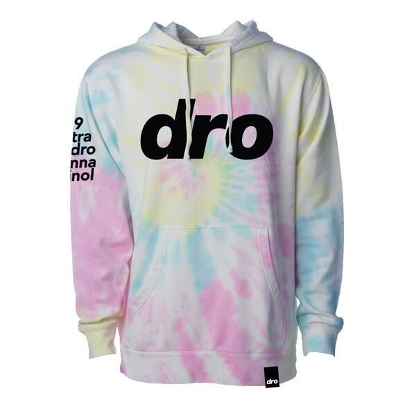 tie dye cotton candy hoodie polo