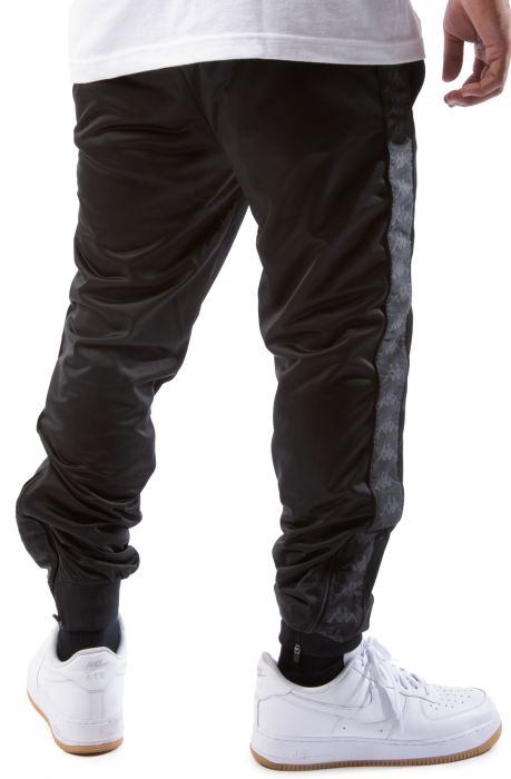 kappa banda rastoria taping joggers in black