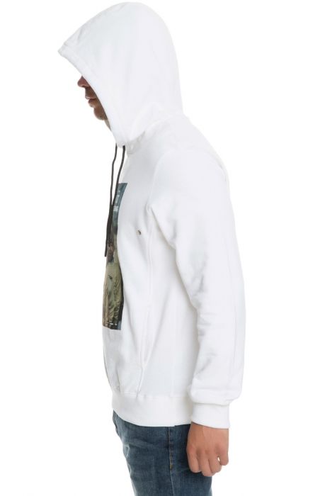 The Life Pop Over Hoodie in White