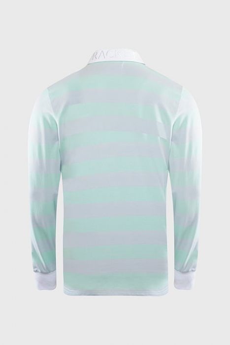 The Hideout Clothing Racket Club Rugby Polo THC-RA-SP-PASTELGREEN - Karmaloop