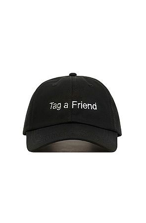 Tag a Friend Cap in Black