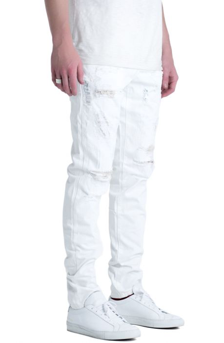 The Ramirez Distressed Denim Jeans in White