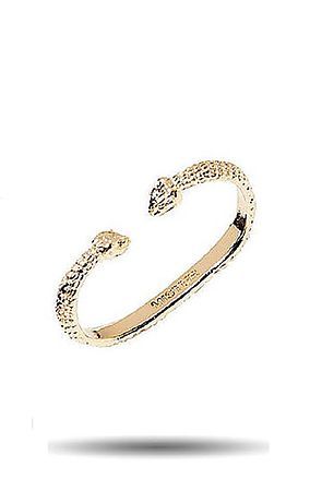 The 2 Finger Snake Ring in Gold