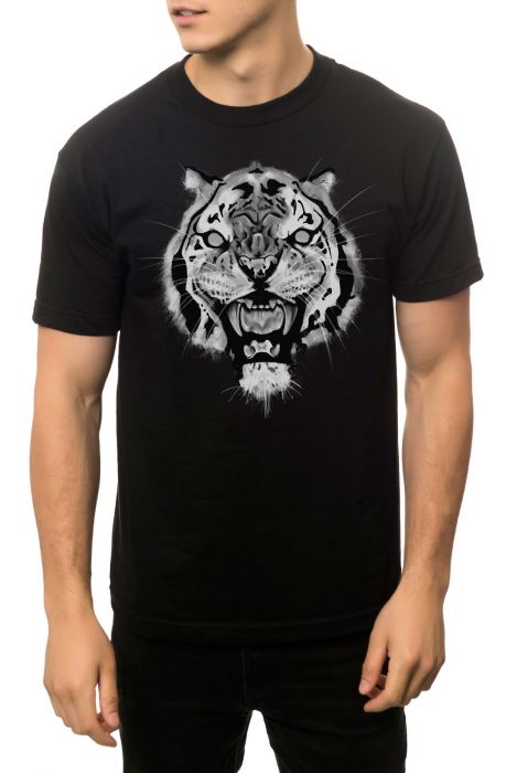 The Painted Tiger Tee in Black