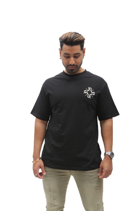  Monogram White Big Logo T-Shirts [Black]