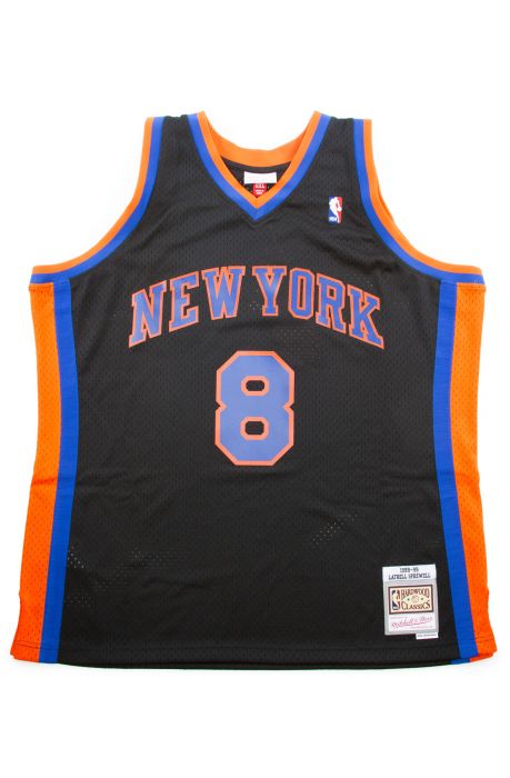 MITCHELL & NESS Latrell Sprewell New York Knicks 1998-99 Swingman Jersey  SMJYGS20089-NYKBLCK98LSP - Karmaloop