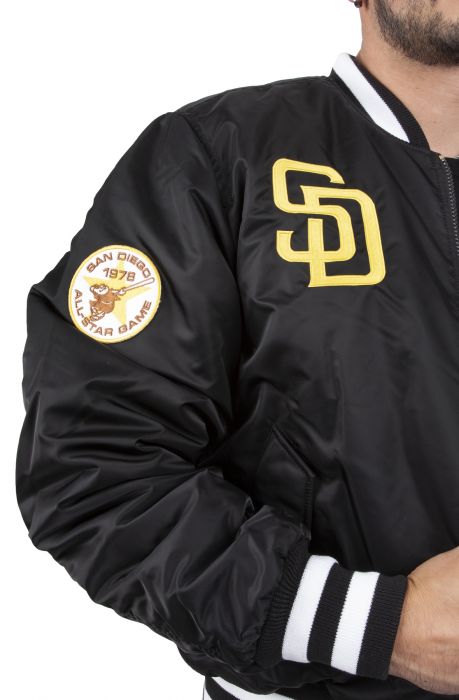 San Diego Padres All Star 1978 Brown Satin Jacket