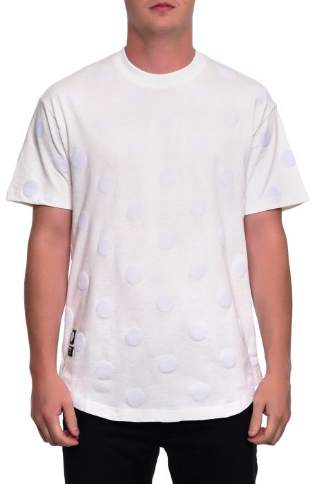 The Bazille Scoop Bottom Tee in Off White