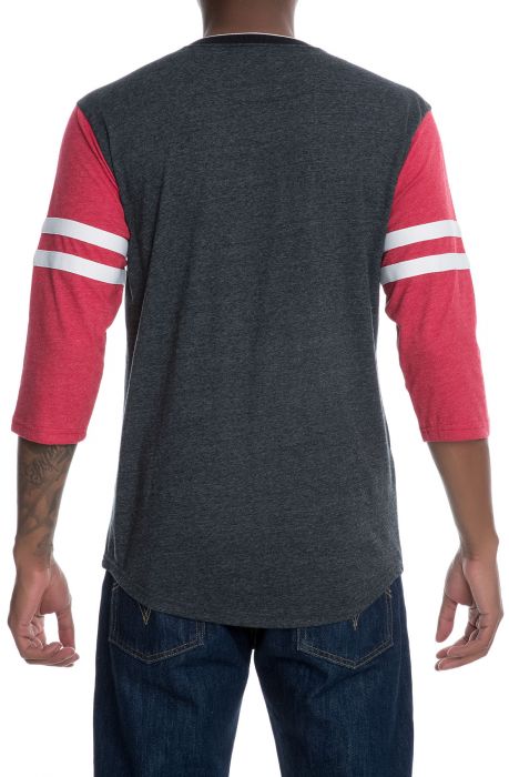 The Toronto Raptors Home Stretch Henley in Black And Red