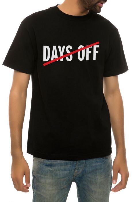 The Days Off Tee in Black