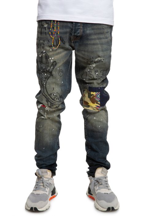 BILLIONAIRE BOYS CLUB Moonshot Jeans in Eclipse 801-1102 - Karmaloop