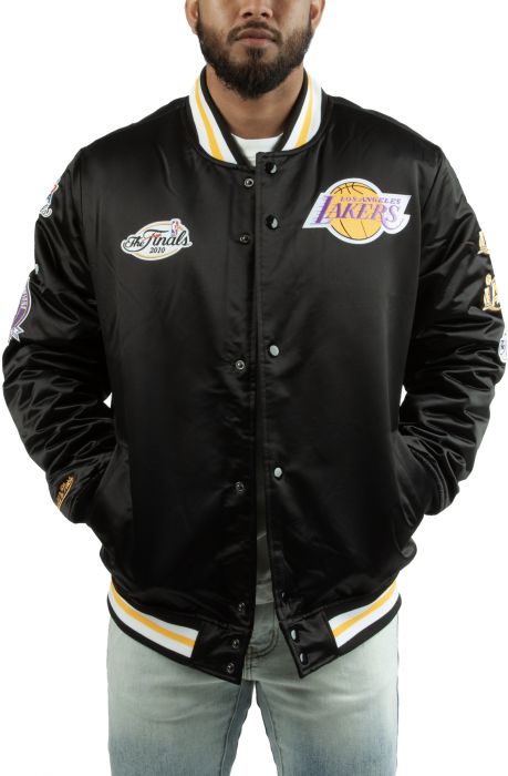 Mitchell and Ness Los Angeles Lakers Bomber Jacket