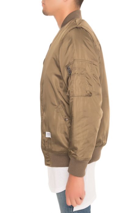 The Convertible MA1 Flight Jacket in Olive
